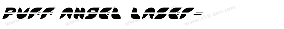 Puff Angel Laser字体转换